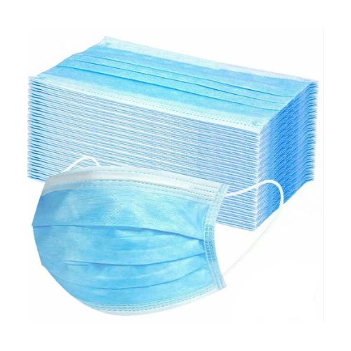 3 Ply Surgical Face Mask Blue - Image 1