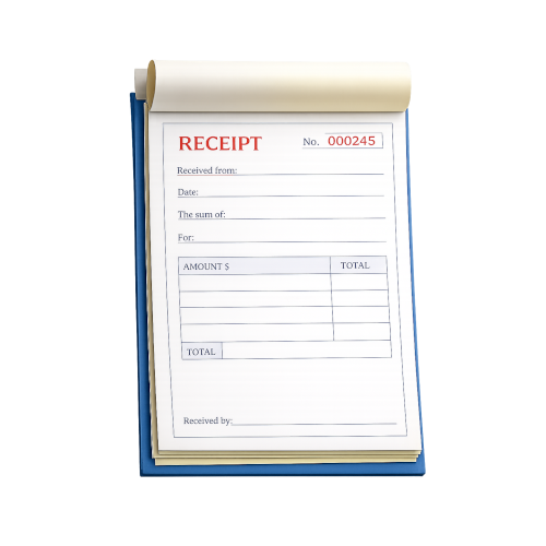 Receipt books - Image 1