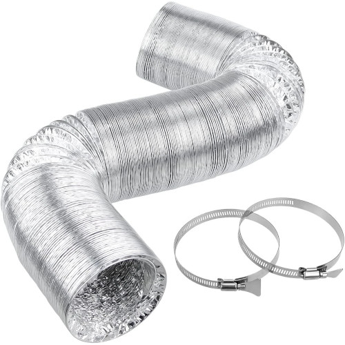 Aluminium flexible duct non insulated 4",6",8",10",12" - Image 3