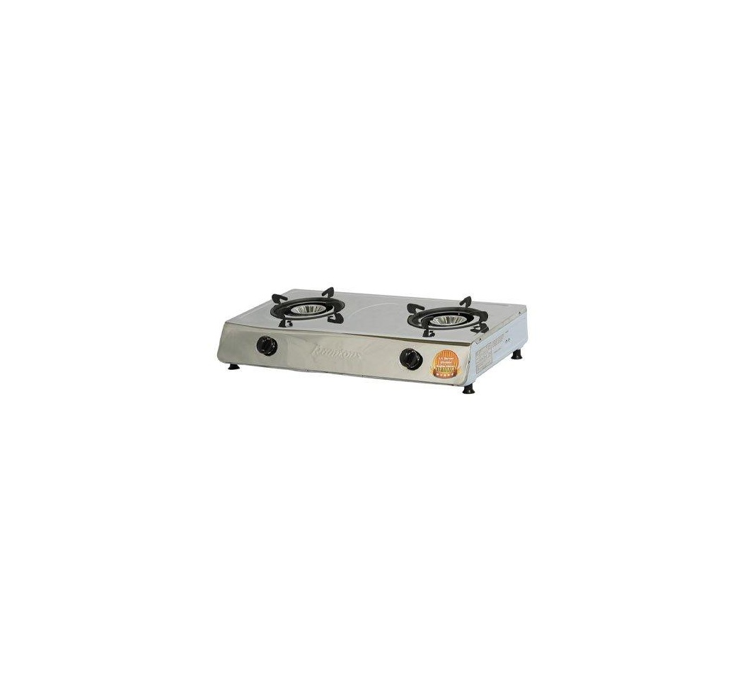 Ramtons Gas Cooker 2 Burner Stainless Steel- RG/544 - Image 1